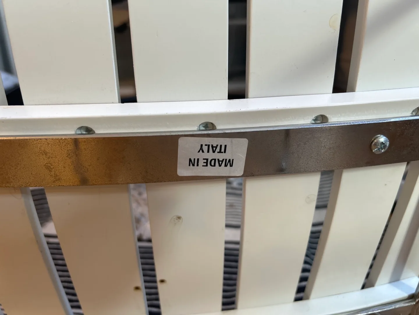 Vintage Scandia Chair - White Slatted Dining Chair image indicator(5)