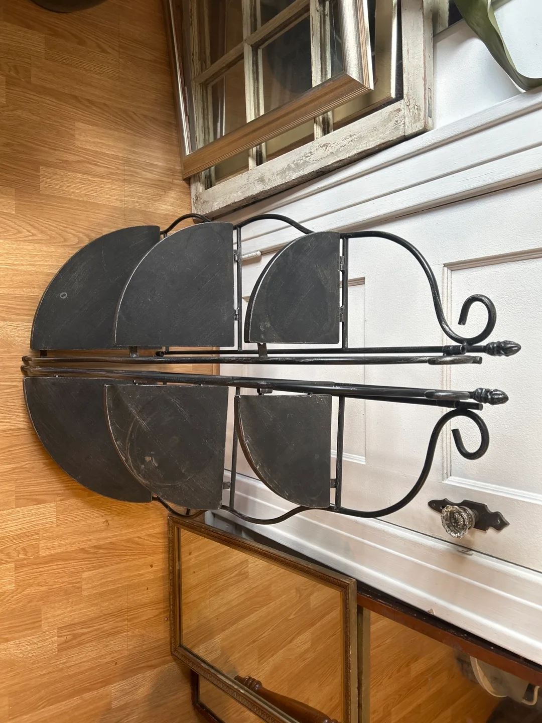 Set of Ornate Metal Plant Stands image indicator(3)