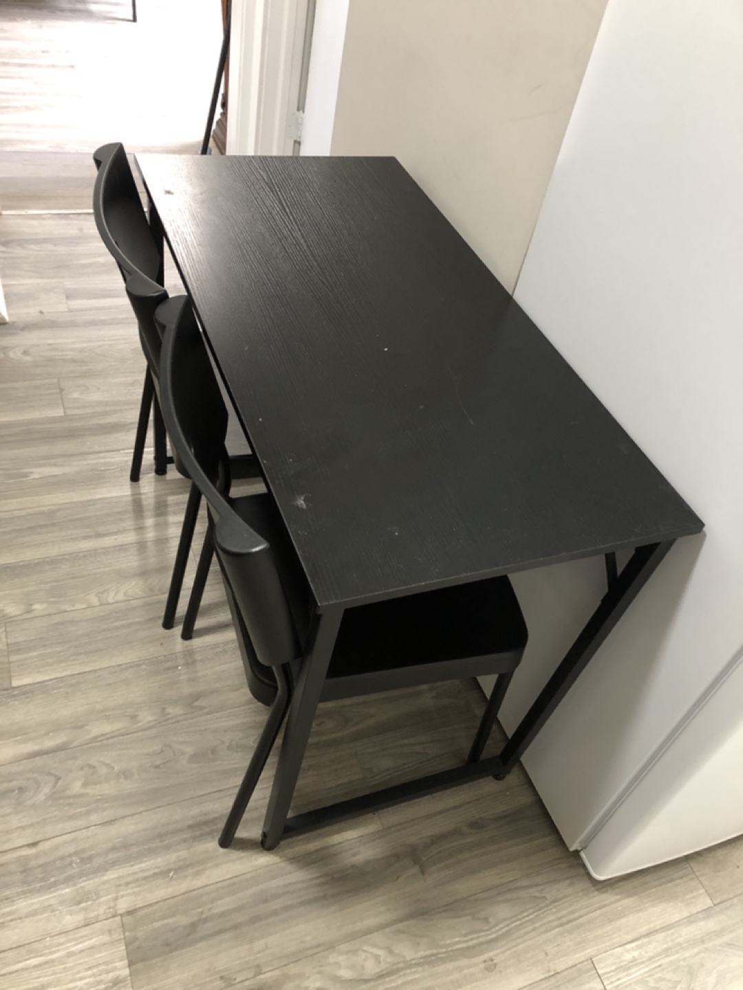 Black Desk & Two Chairs - photo 3