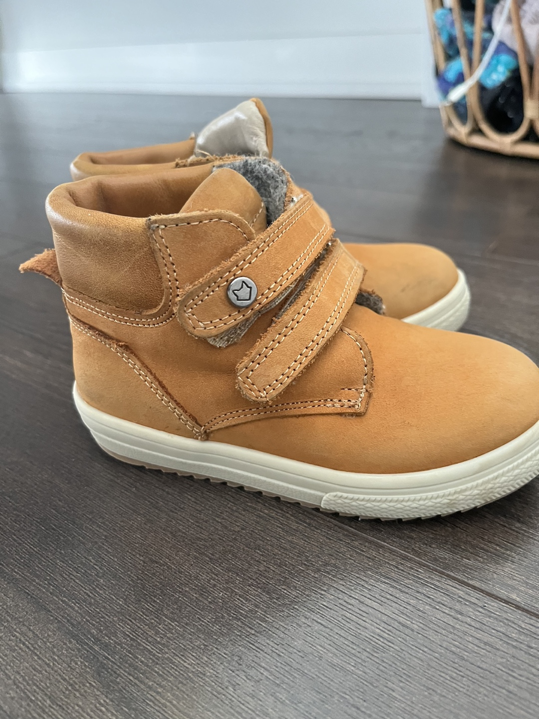 Kids' Brown Leather Boots