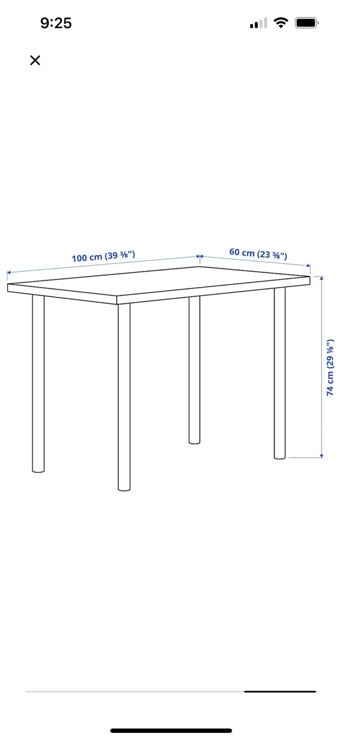 IKEA LINNMON/ADLIS Table - photo 4