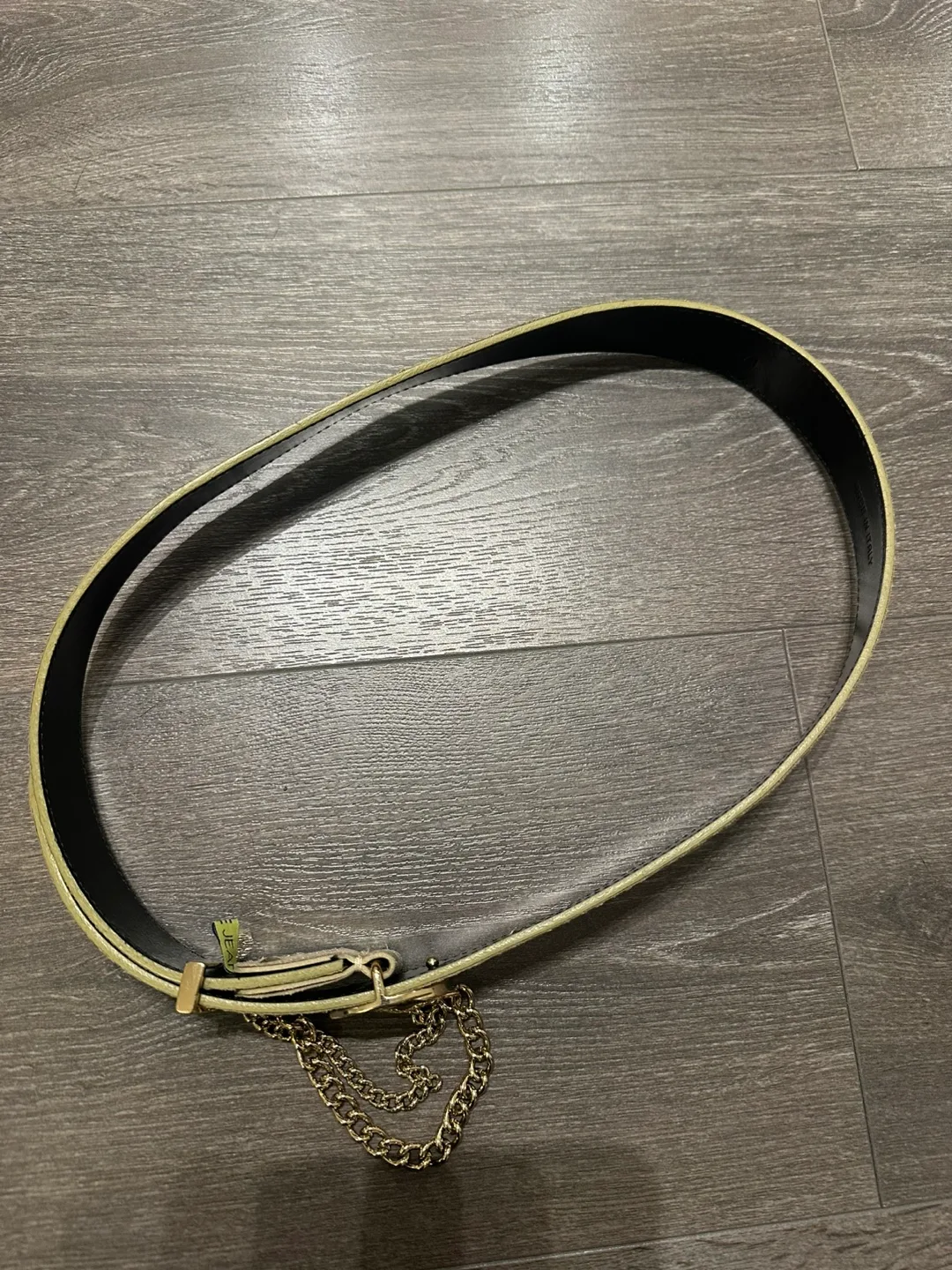 Versace Jeans Belt Gold 90 cm leather mix image indicator(5)