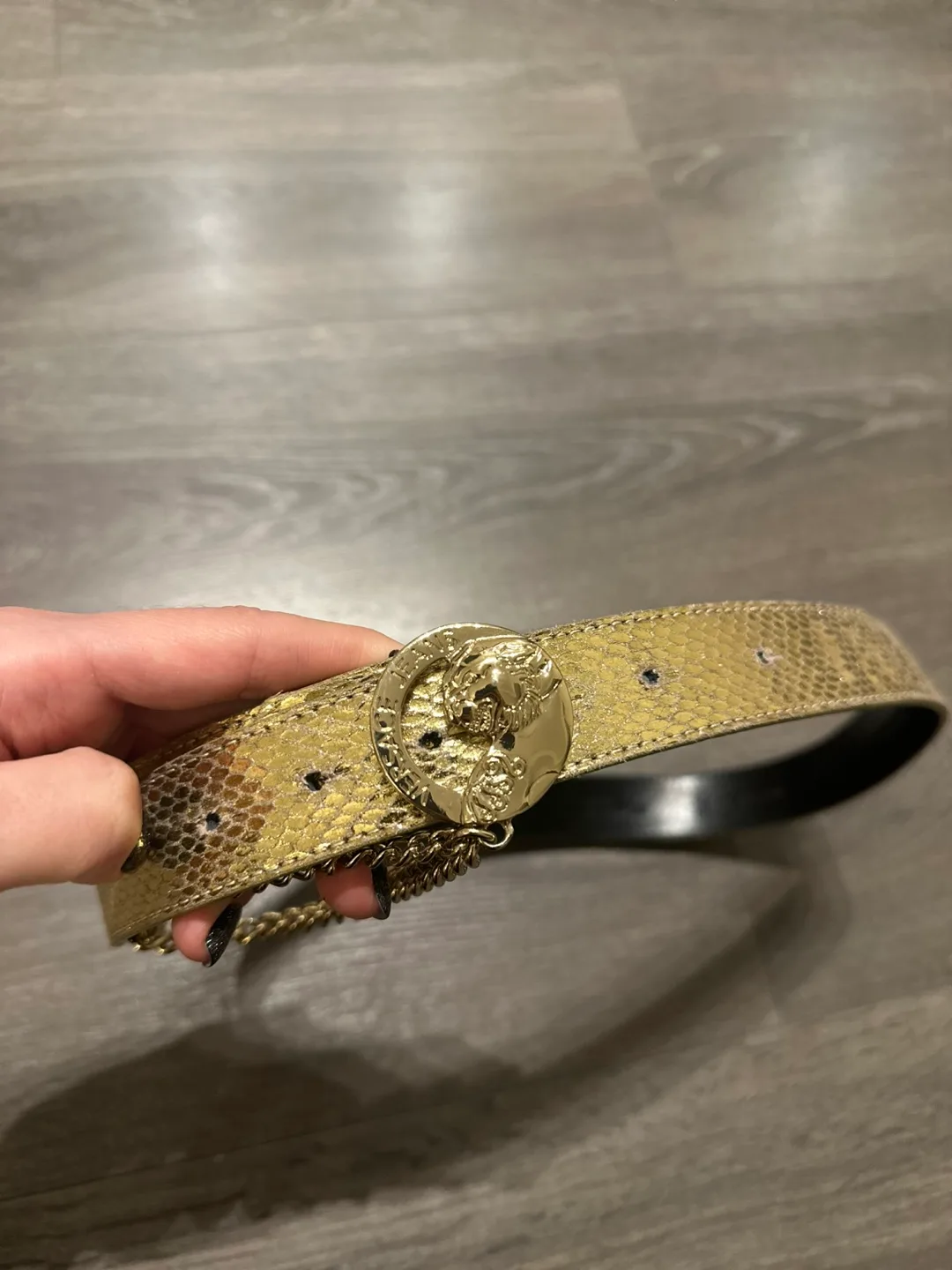 Versace Jeans Belt Gold 90 cm leather mix image indicator(3)