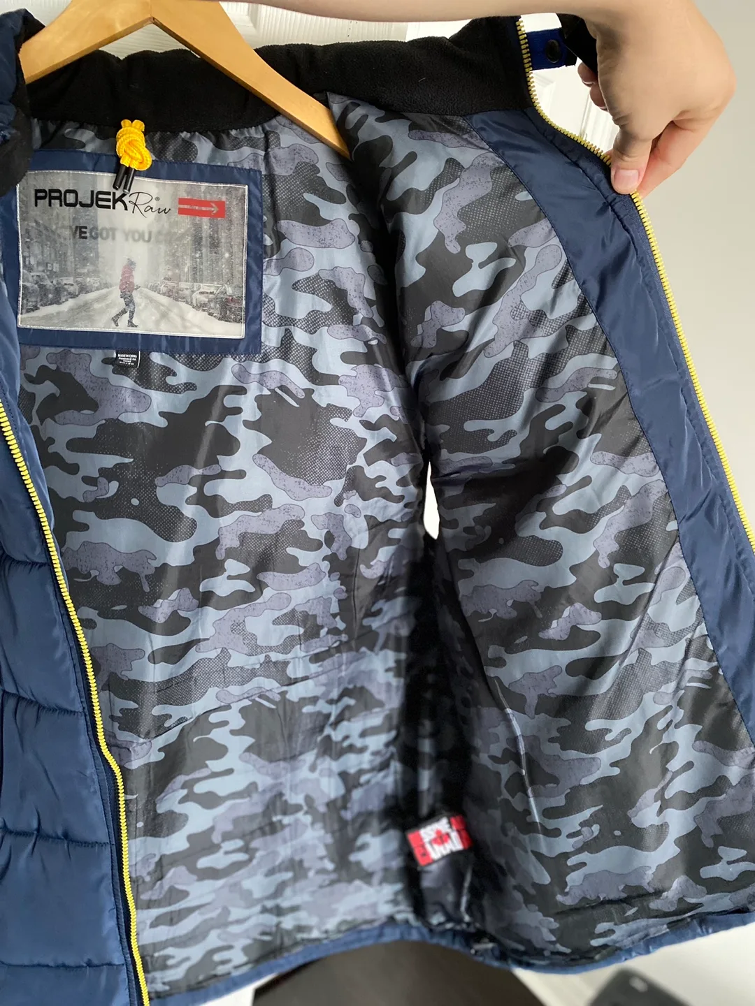 Blue Puffer Vest with Sherpa Lining image indicator(4)