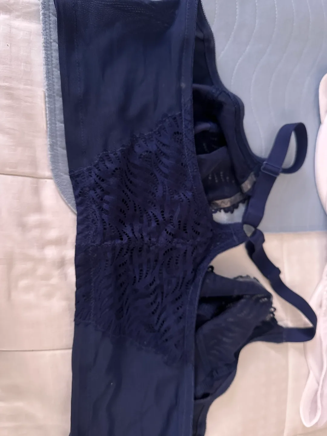 Navy Blue Lace Bra image indicator(2)