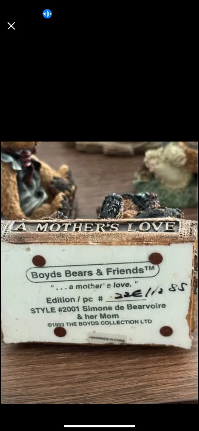 Boyds Bears & Friends A Mother's Love Figurine image indicator(2)