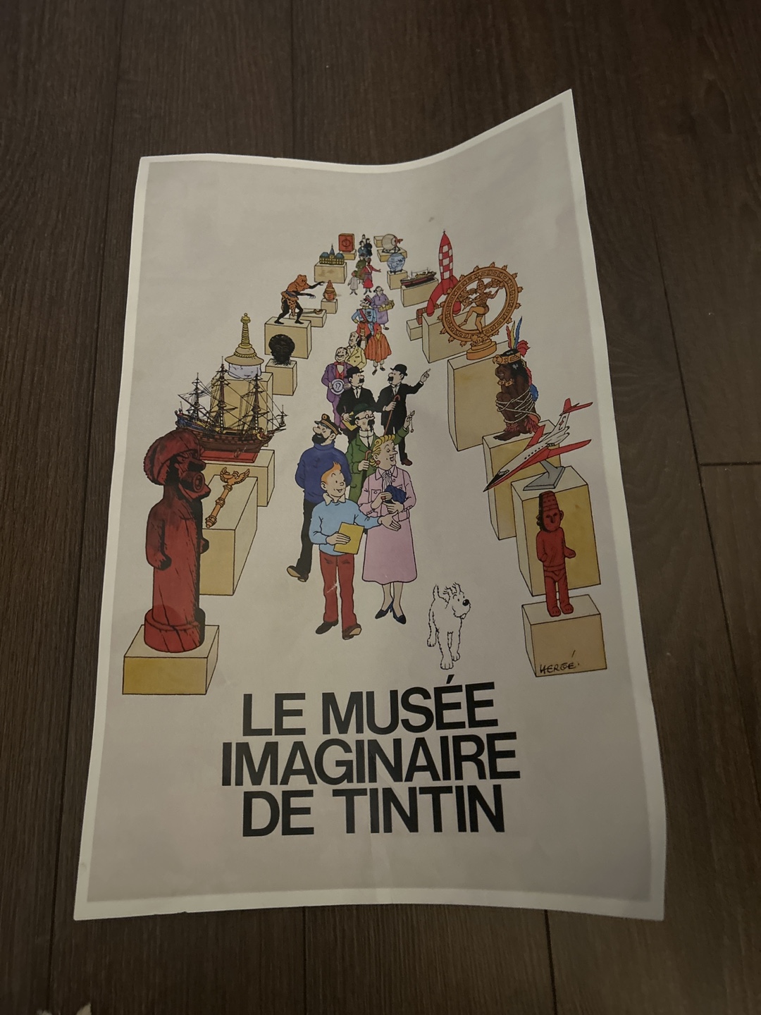Tintin Le Musée Imaginaire Poster