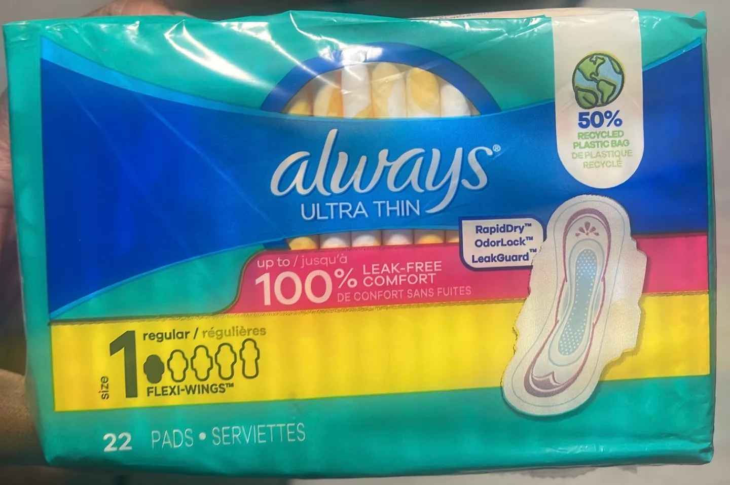 2 Packs of Always Ultra Thin Regular Pads thumbnail