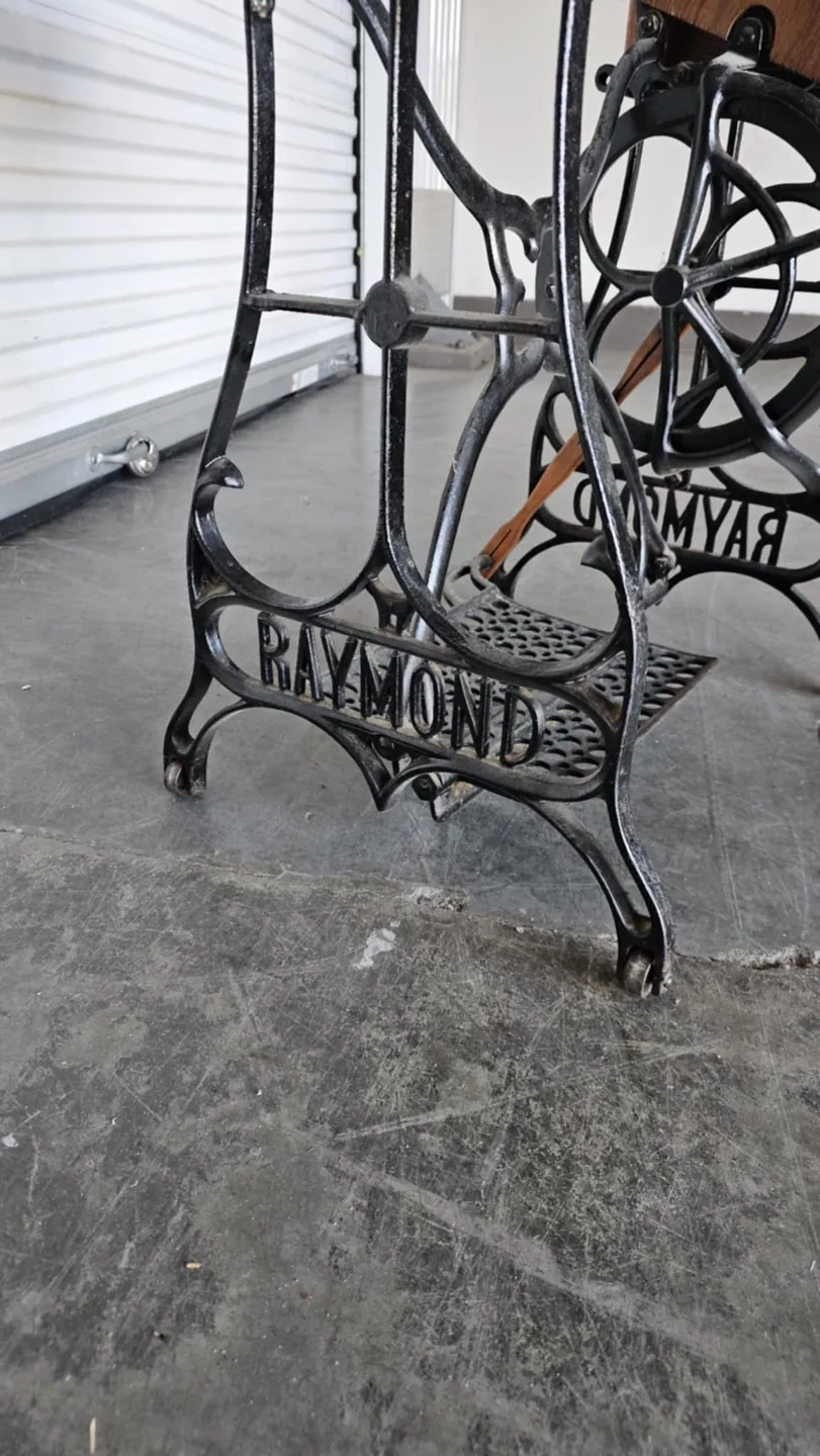 Antique Raymond Sewing Machine Table image indicator(5)