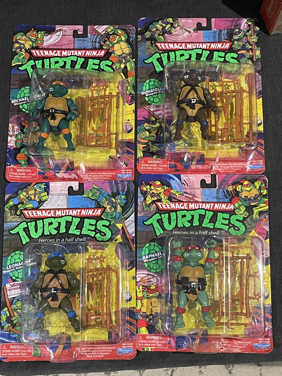 Teenage Mutant Ninja Turtles Action Figures - Complete Set