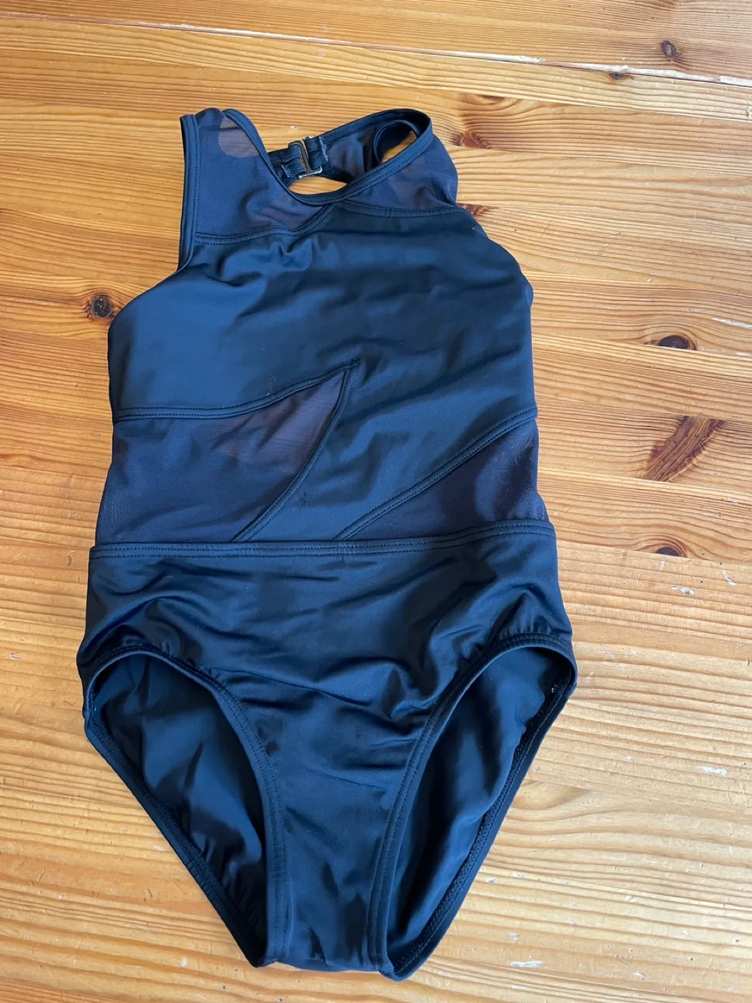 Black Mesh One Piece Balera bodysuit size IC thumbnail