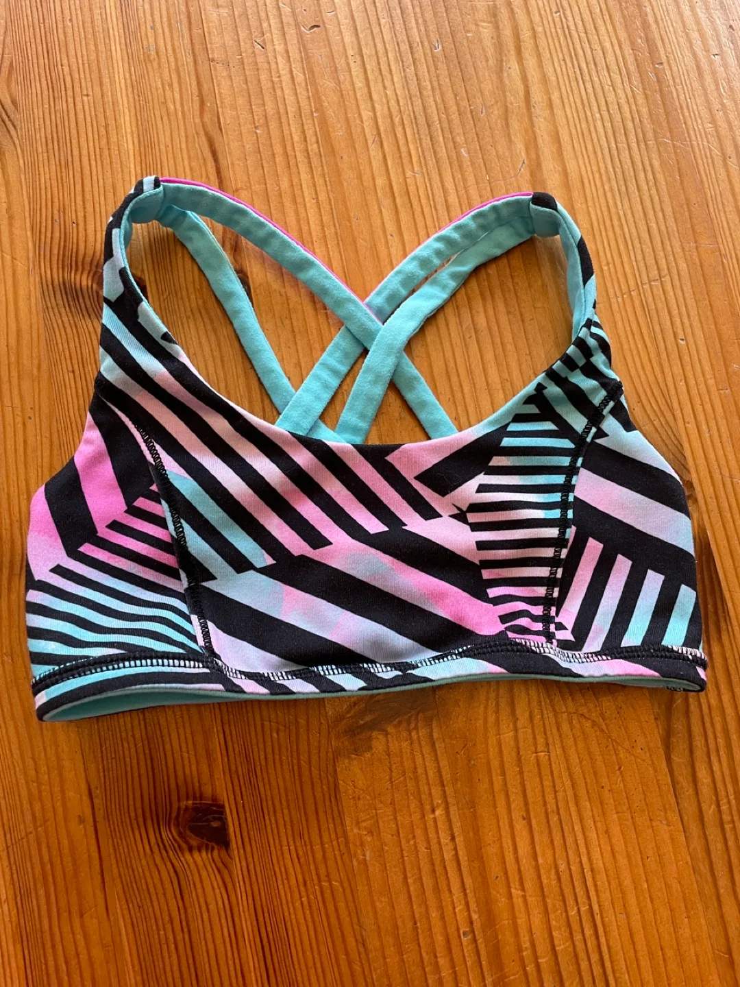 Ivivva reversible crop top size 7 thumbnail