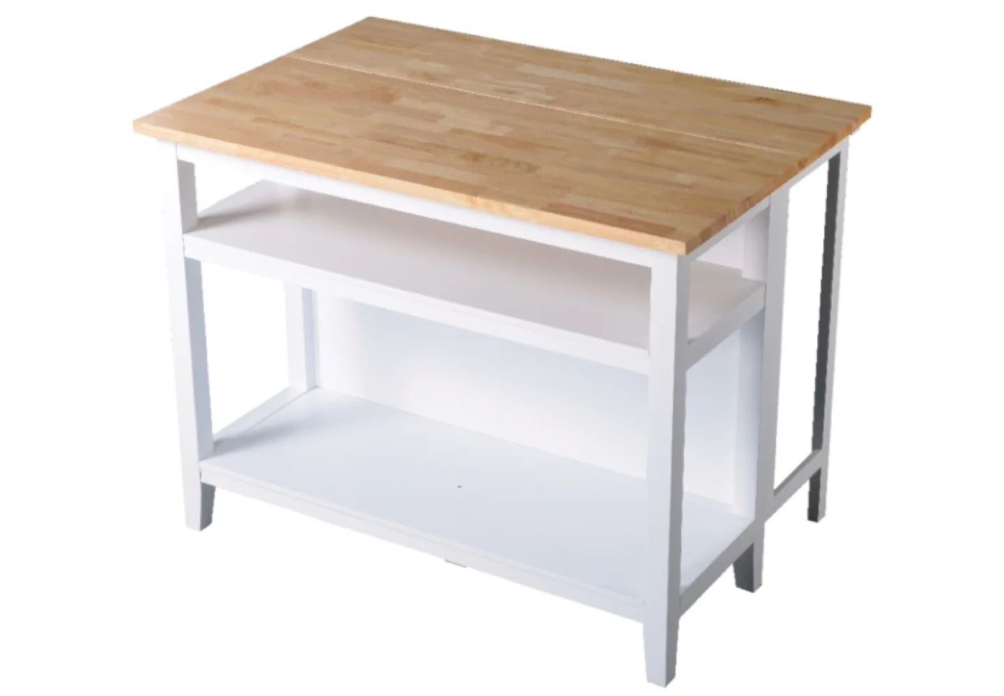 White Kitchen Island with Chairs image indicator(3)