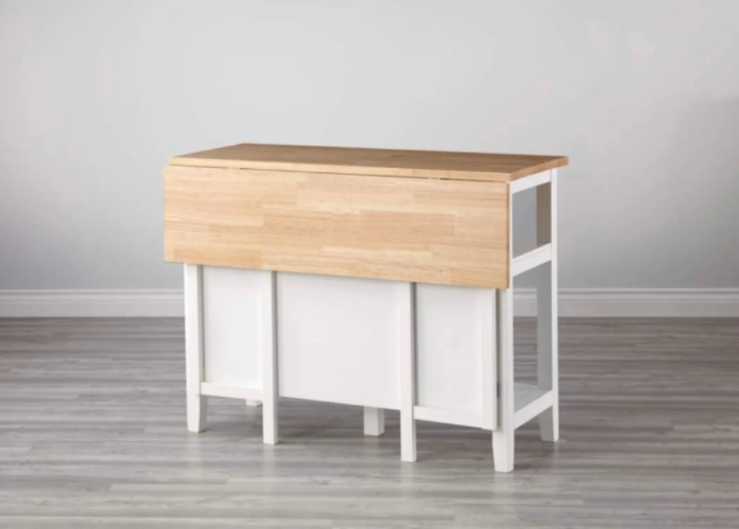 White Kitchen Island with Chairs image indicator(2)