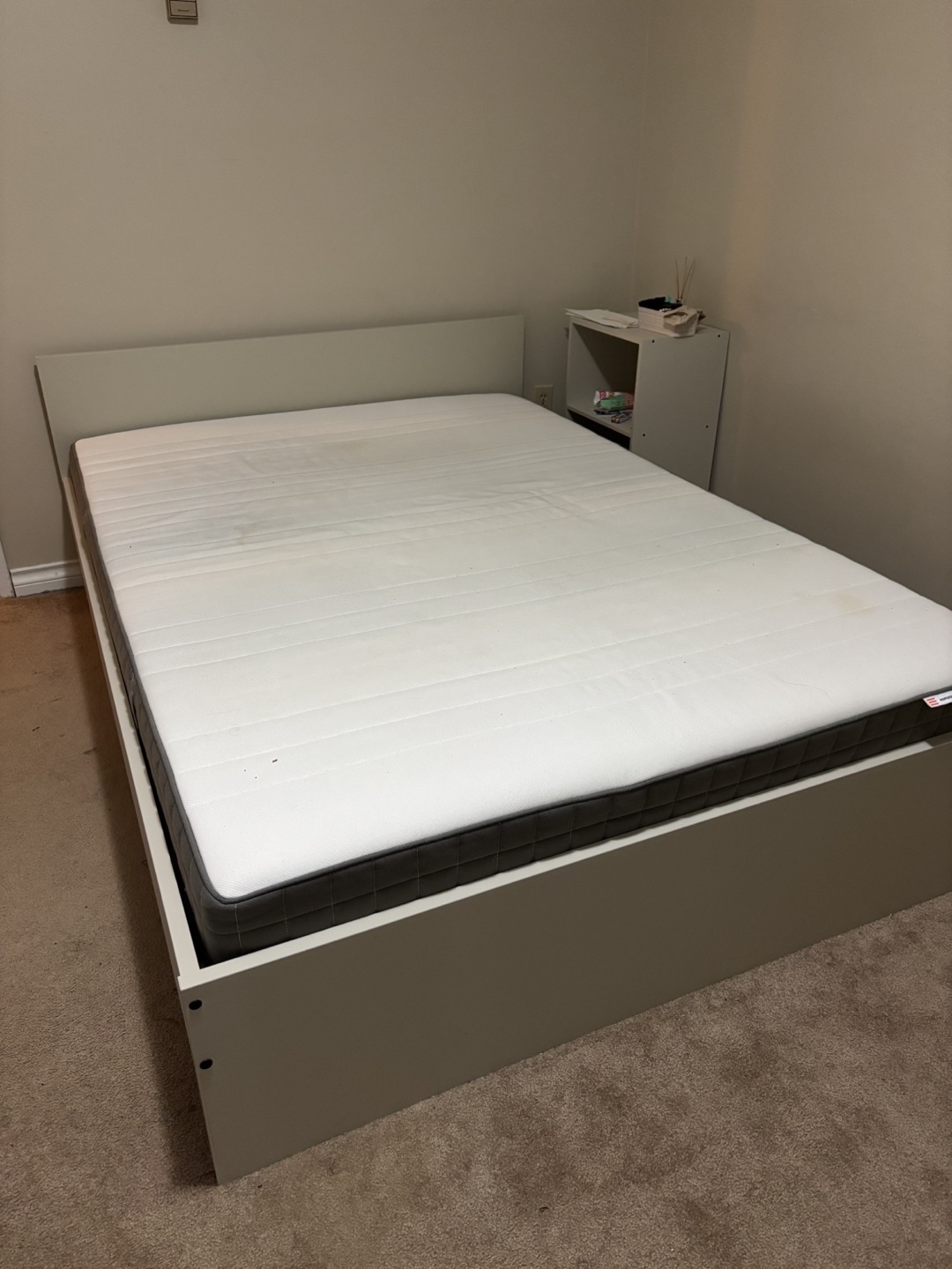 Full-Size Bed Frame + Mattress - RUSH SELLING