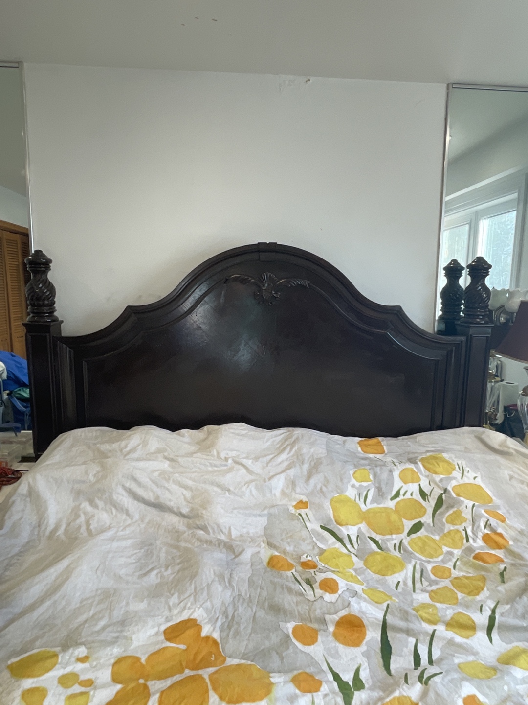 King Size Bed Frame and mattress - photo 4