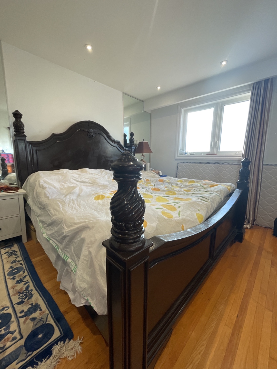 King Size Bed Frame and mattress