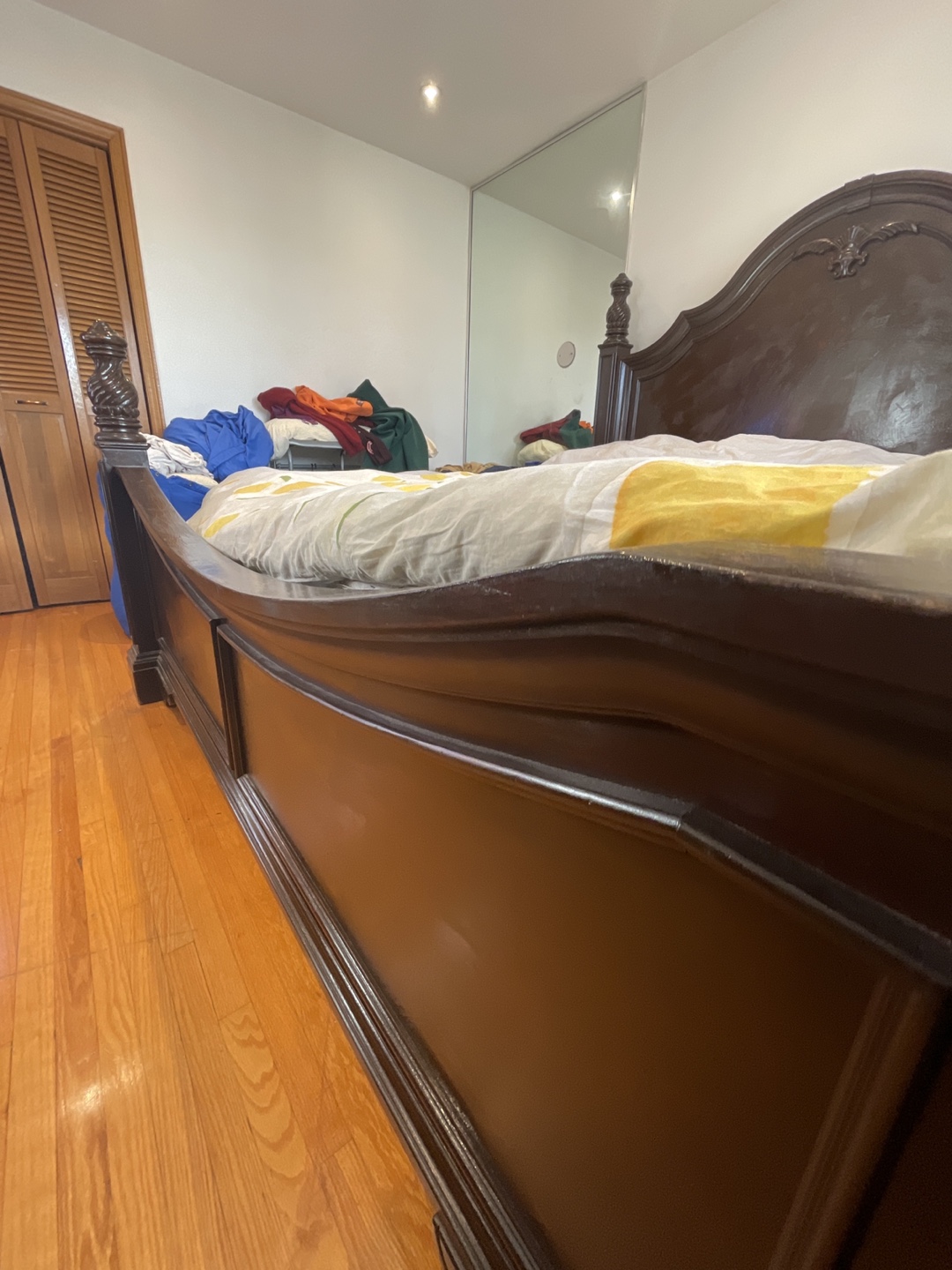 King Size Bed Frame and mattress - photo 3