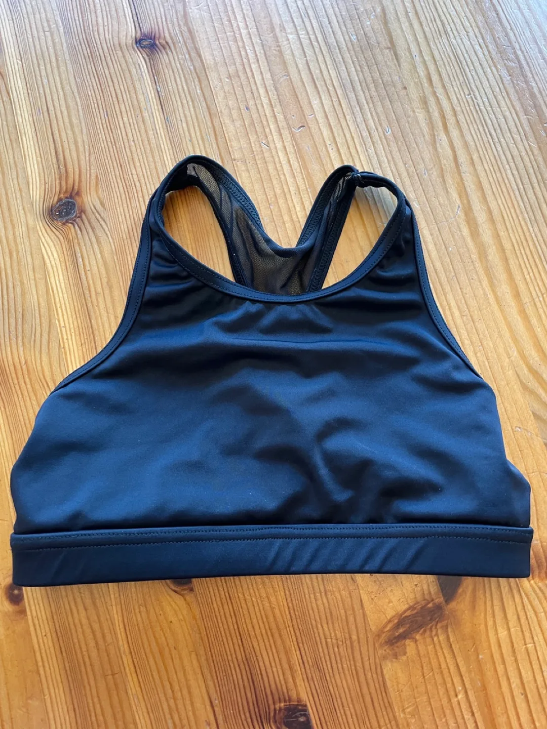 Balera Dance Black Sports Bra with Mesh Back thumbnail