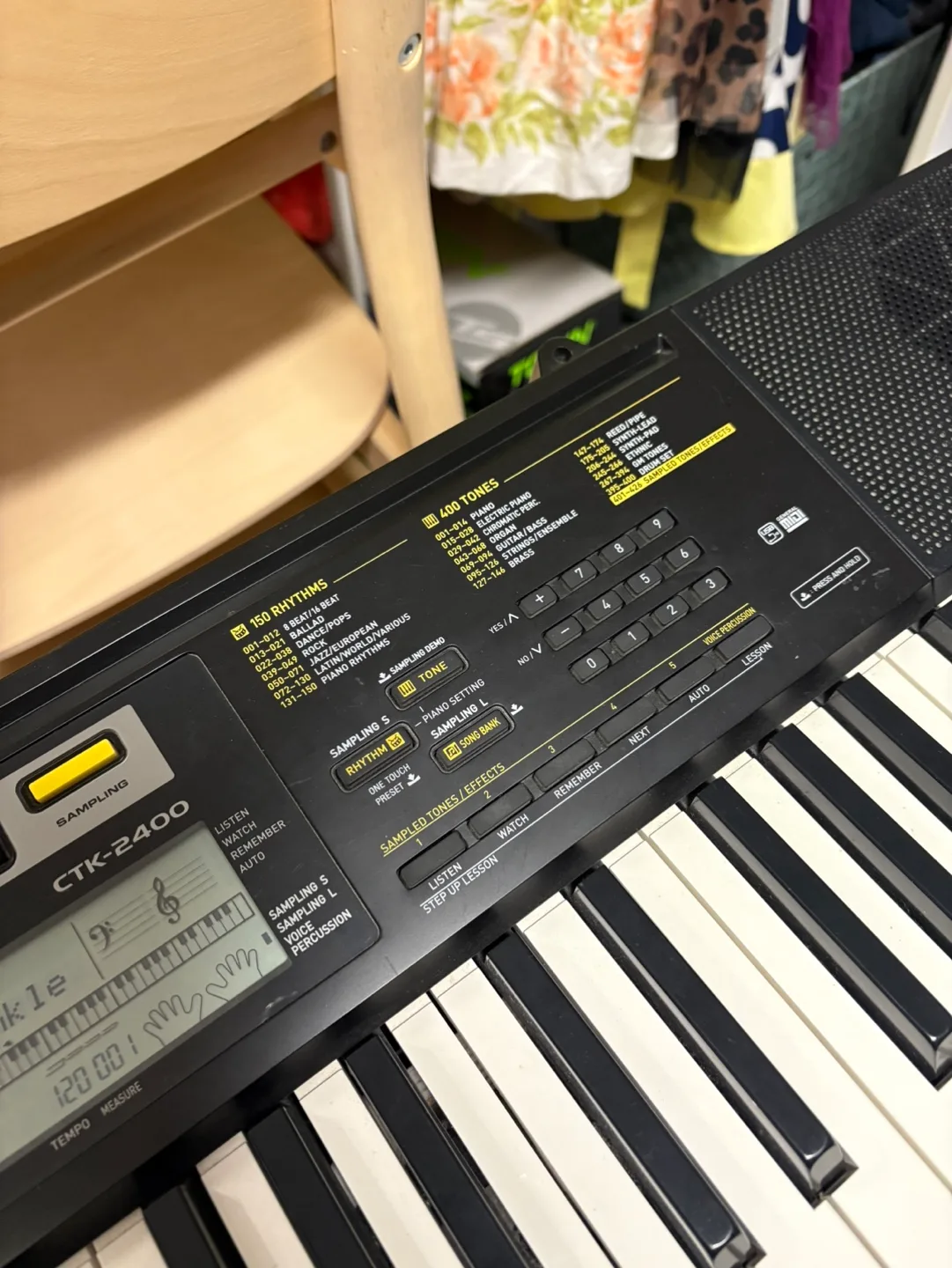 Casio CTK-250 Keyboard image indicator(6)
