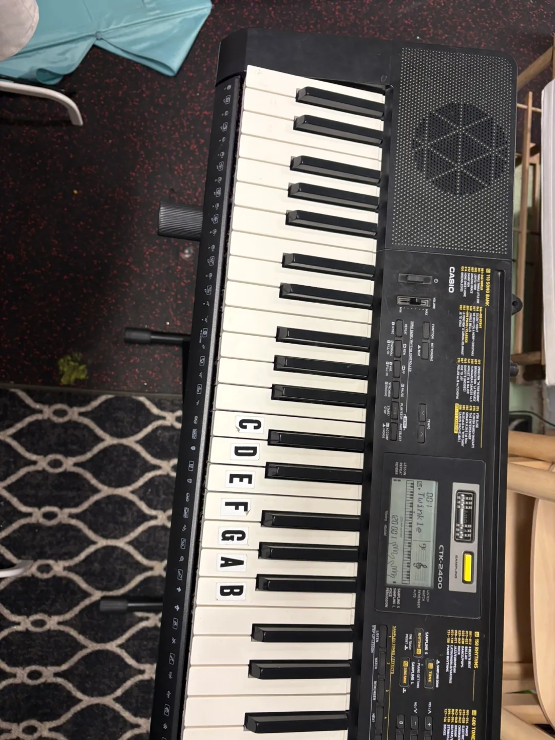 Casio CTK-250 Keyboard image indicator(3)