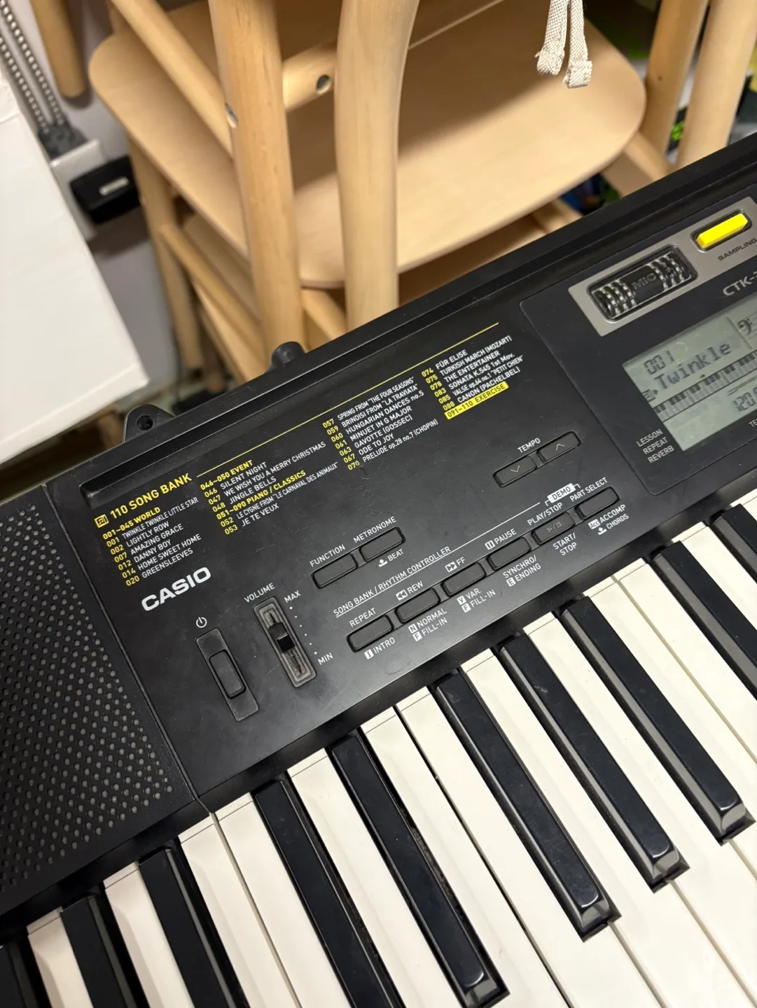 Casio CTK-250 Keyboard image indicator(5)