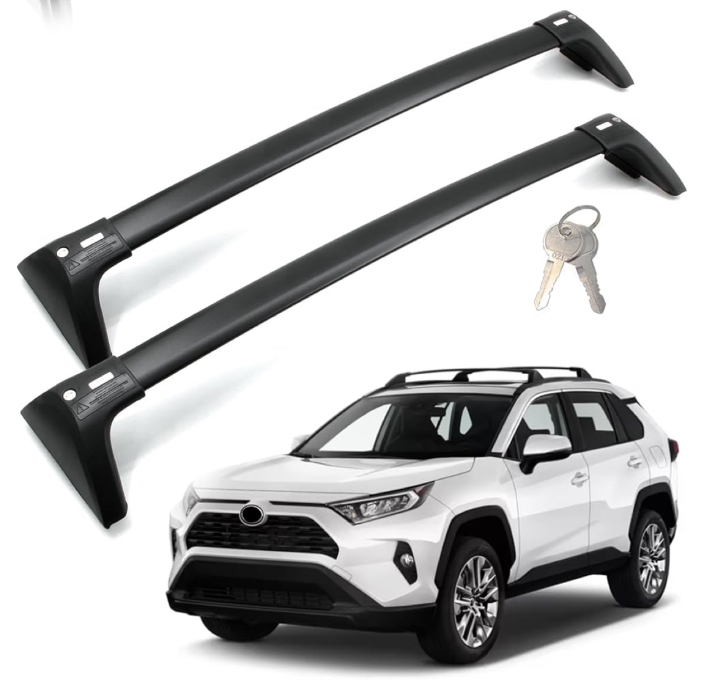 2019-2021 Toyota RAV4 Roof Rack Cross Bars