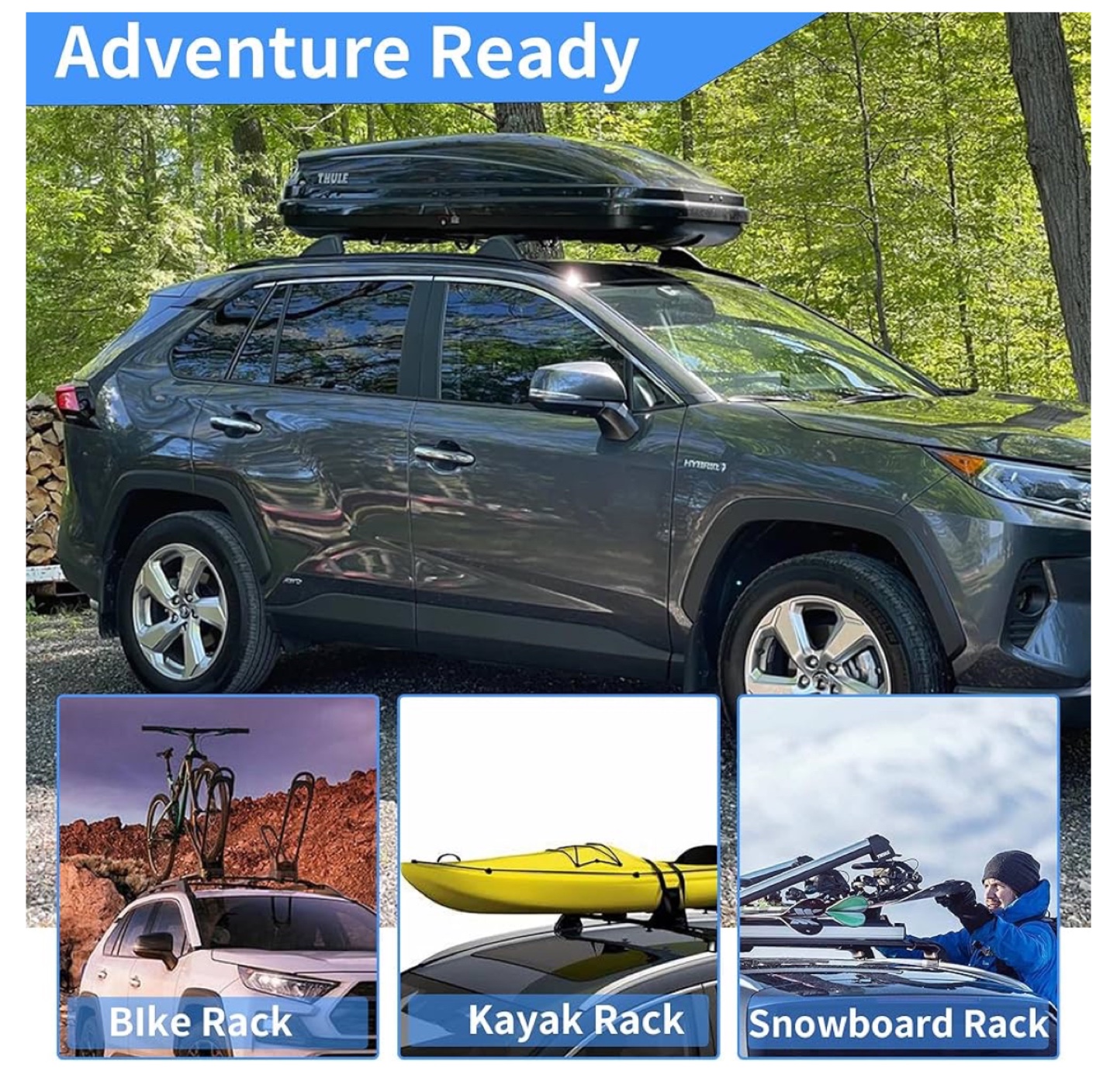 2019-2021 Toyota RAV4 Roof Rack Cross Bars - photo 4