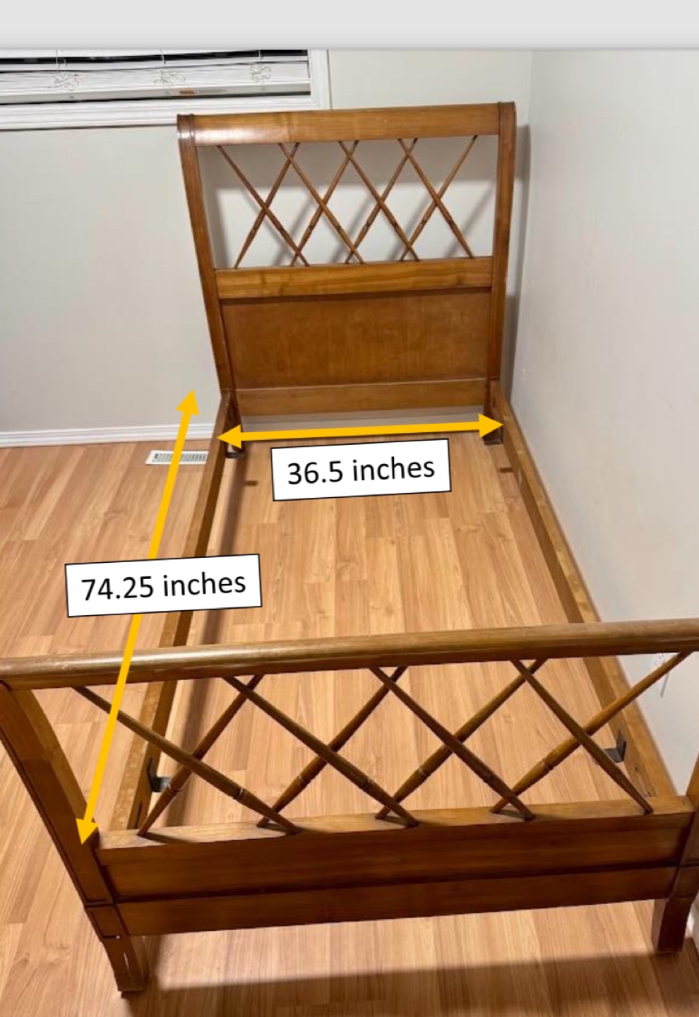 2 Twin Size Bed Frames and a Box Spring for each