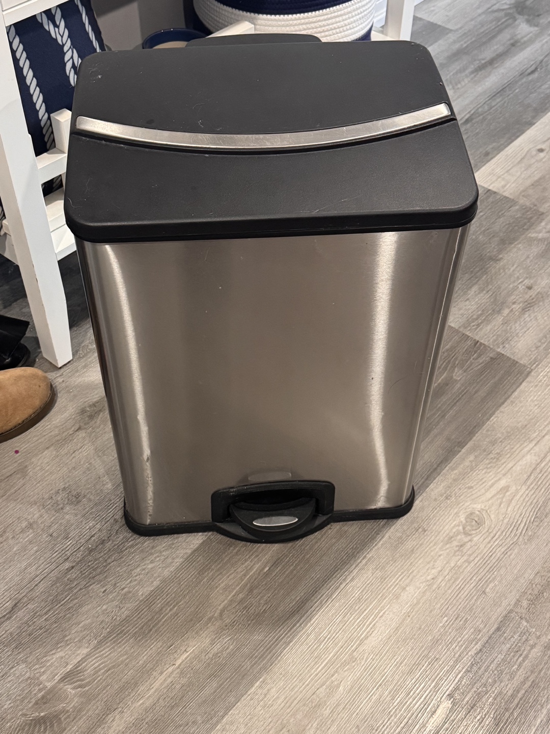 2 in 1 garbage and recycling can