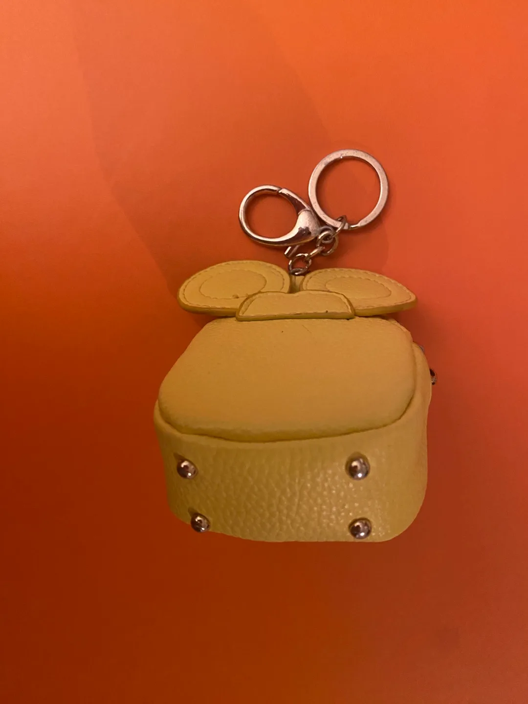 Yellow Mini Backpack Keychain image indicator(3)