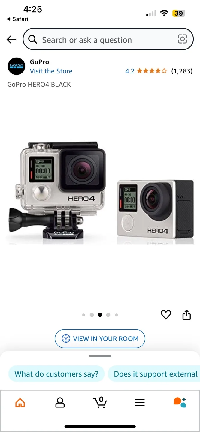 GoPro Hero 4 with accessories image indicator(5)