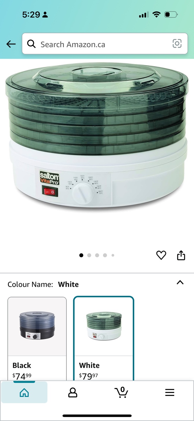 Salton VitaPro Food Dehydrator - photo 2