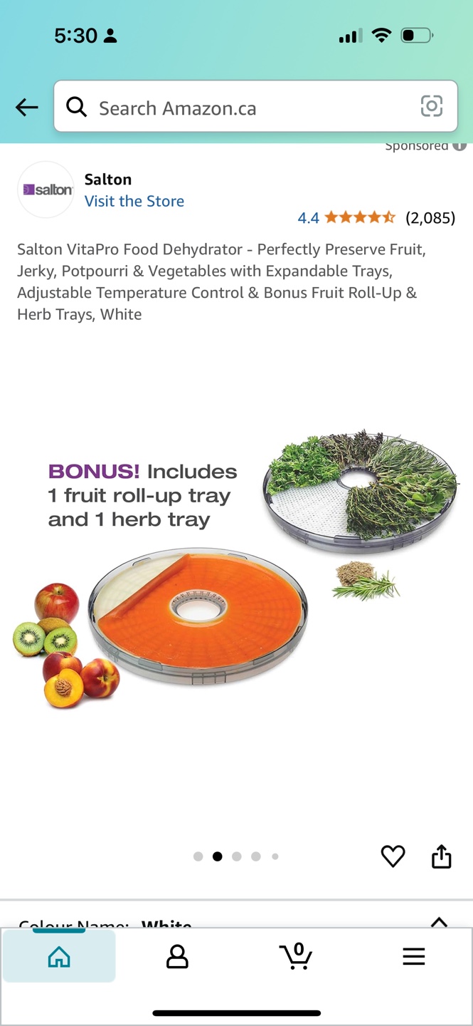 Salton VitaPro Food Dehydrator - photo 3