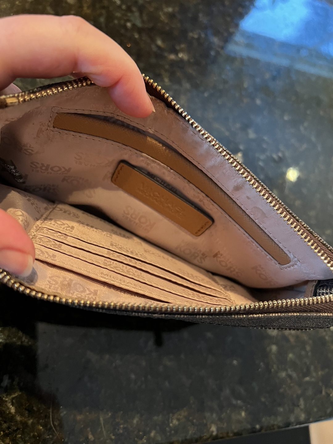 Michael Kors Brown Signature Small Wristlet - photo 3