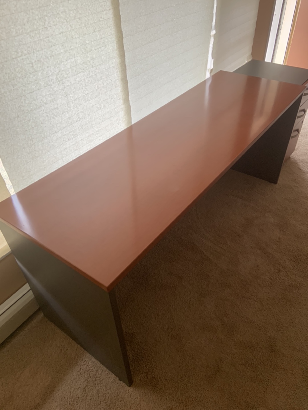 Office Desk with Filing Cabinet - photo 4