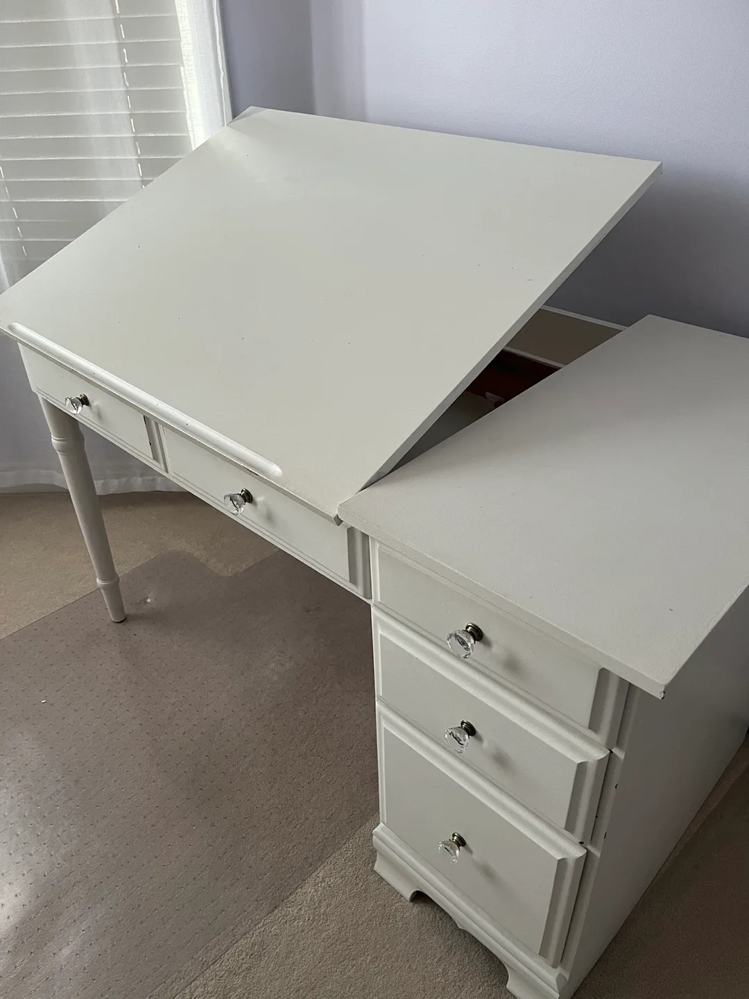 Vintage Solid wood Lift-Top Artist/Drafting Desk image indicator(2)