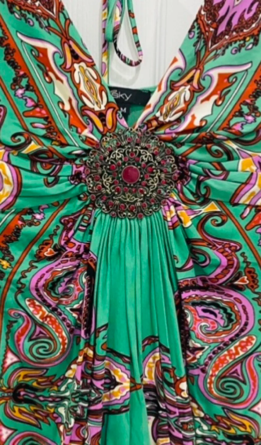 Vibrant Floral Dress image indicator(4)