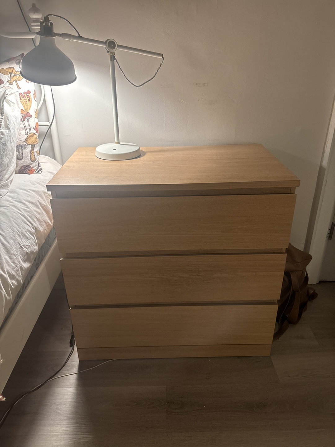 IKEA MALM 3-drawer dresser / nightstand
