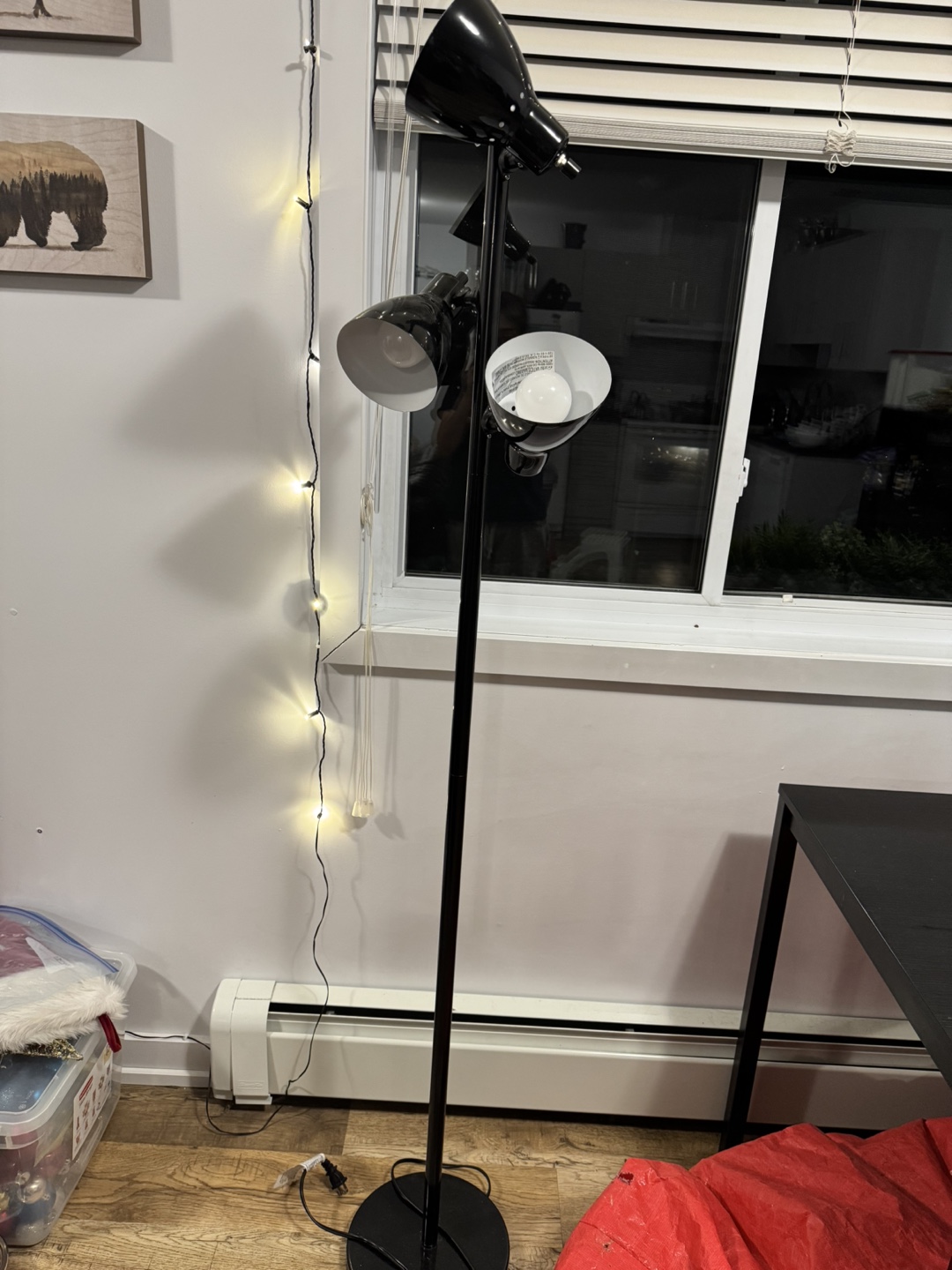 Black Floor Lamp with 3 Lights - photo 3