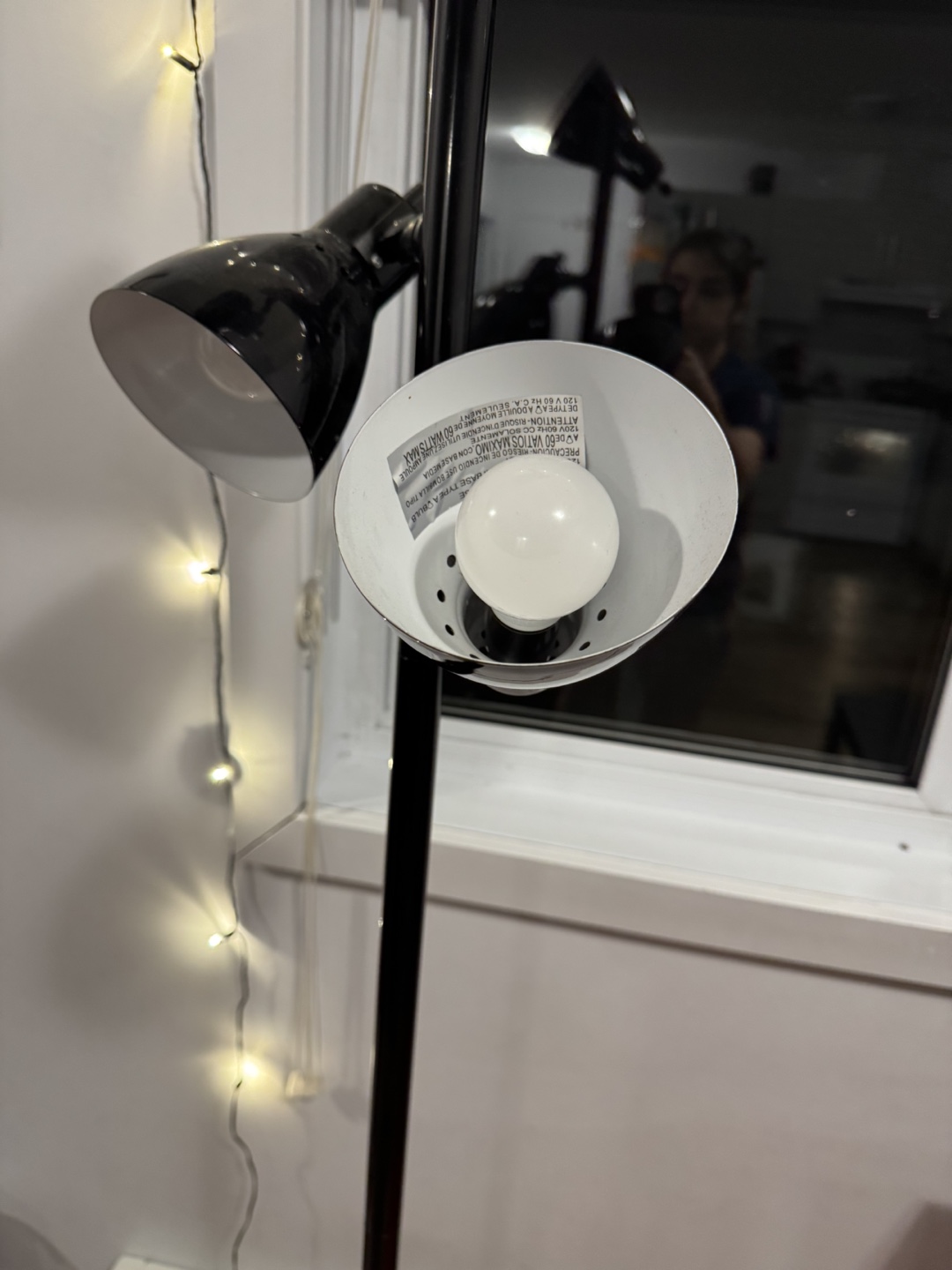 Black Floor Lamp with 3 Lights - photo 2