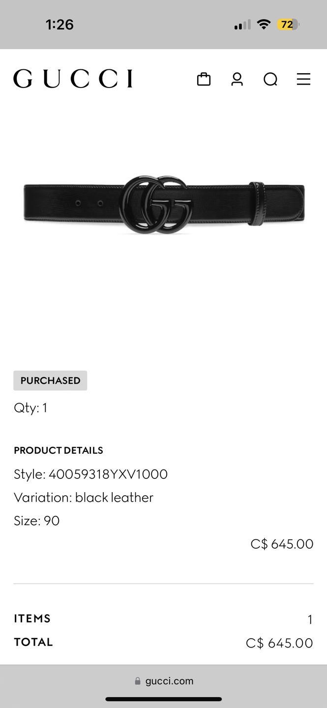 Gucci GG Marmont Wide Belt - photo 3
