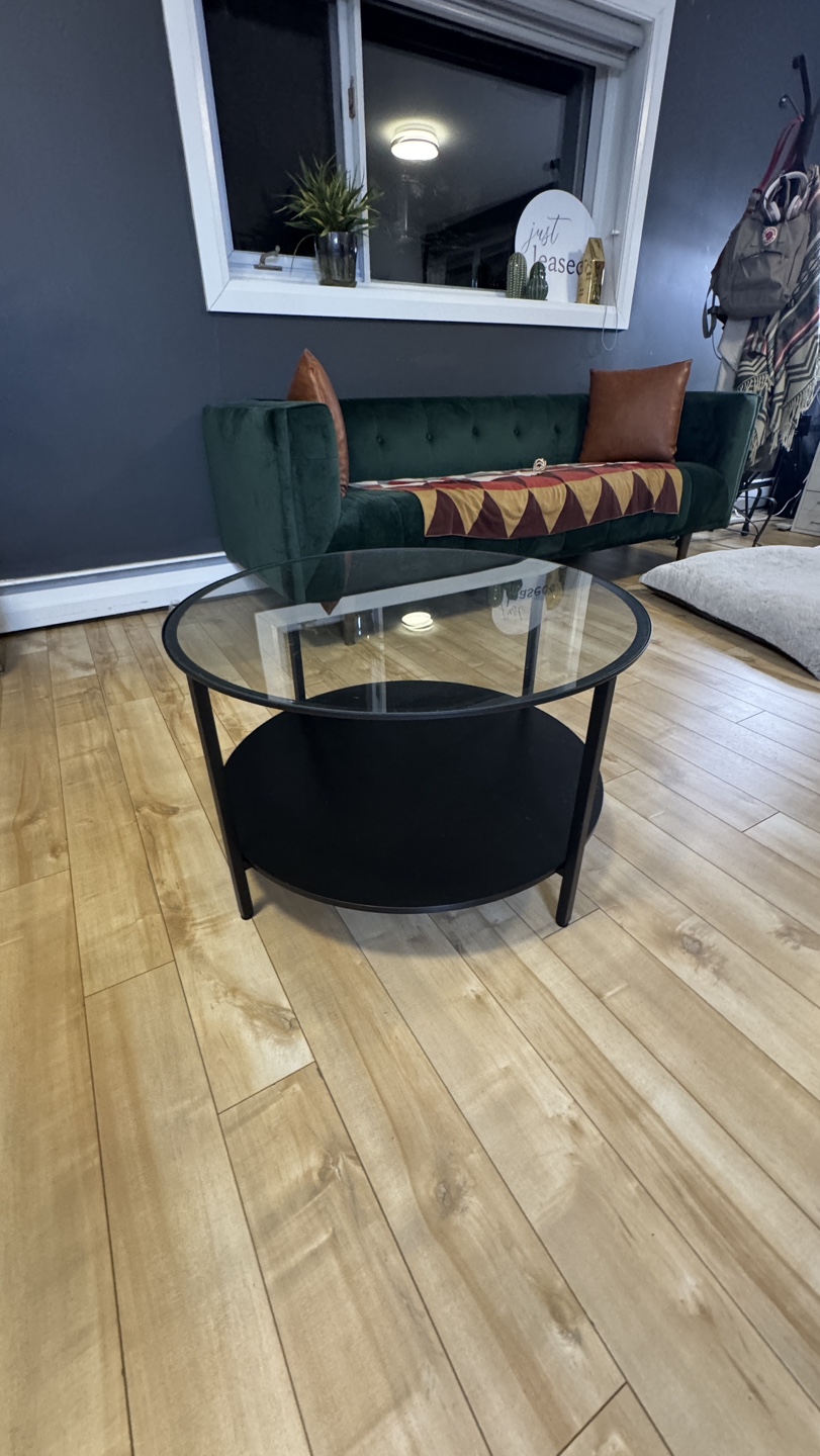 Glass Top Coffee Table