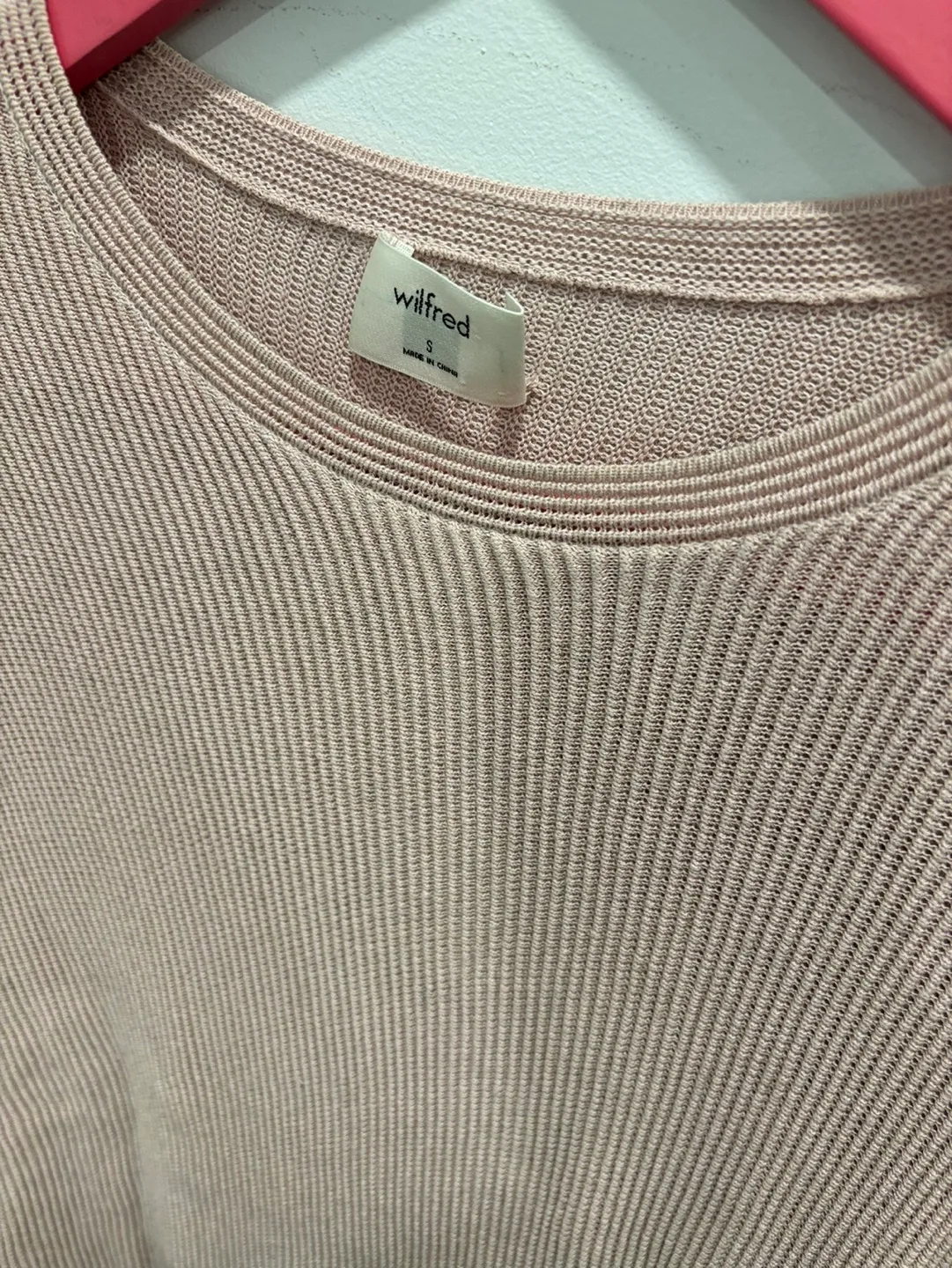 Aritzia Wilfred | Ribbed Knit Sweater - S image indicator(5)