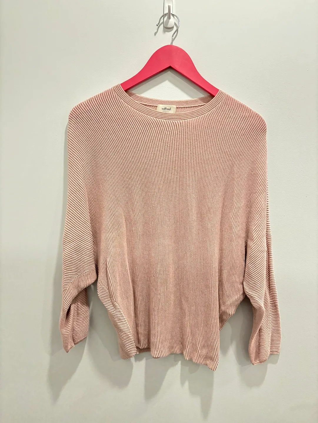 Aritzia Wilfred | Ribbed Knit Sweater - S image indicator(3)