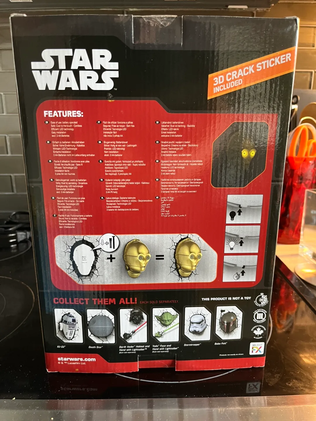 Star Wars C-3PO 3D Deco Light image indicator(4)