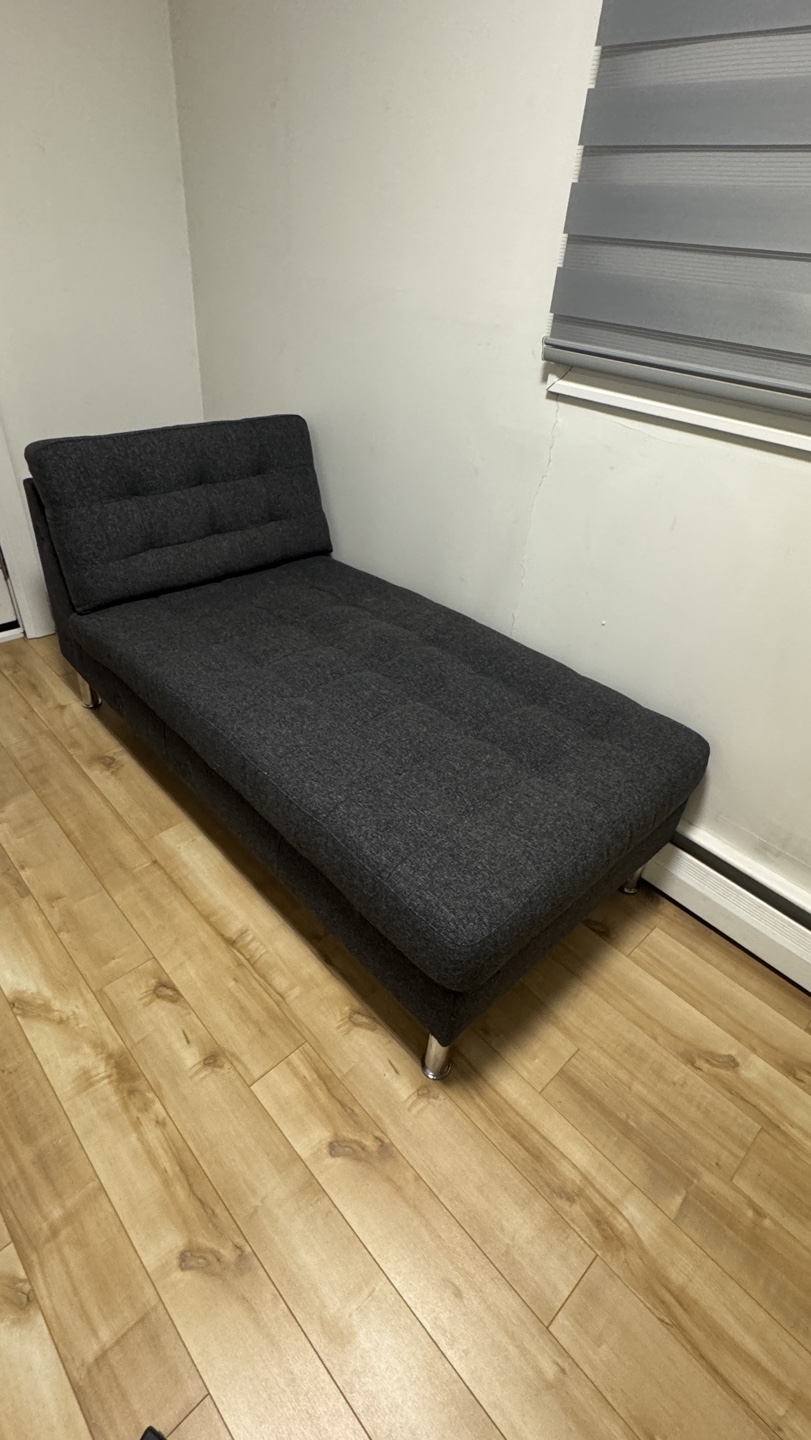 Grey Chaise Lounge