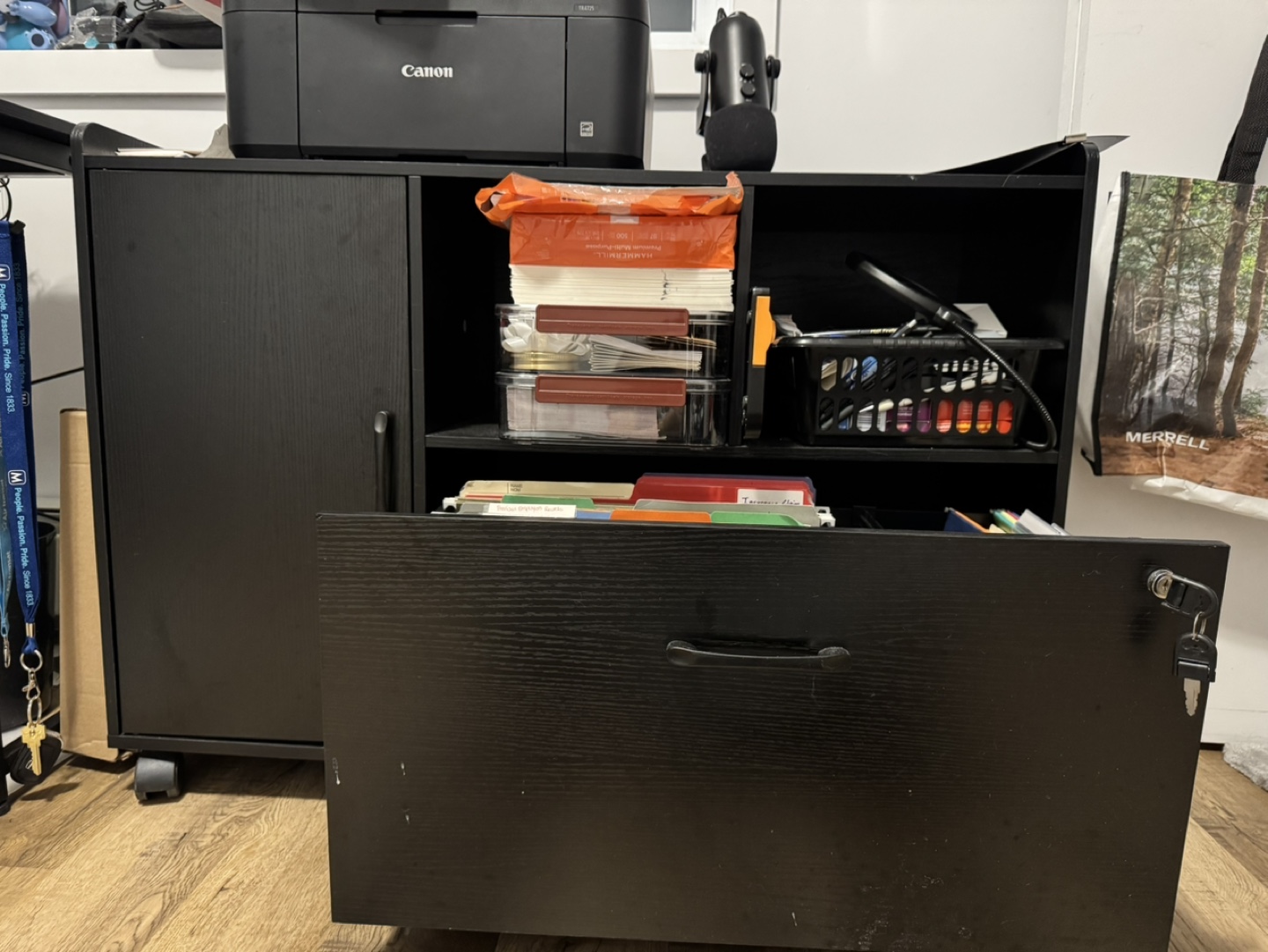 Office File Cabinet with Charging Station - photo 3