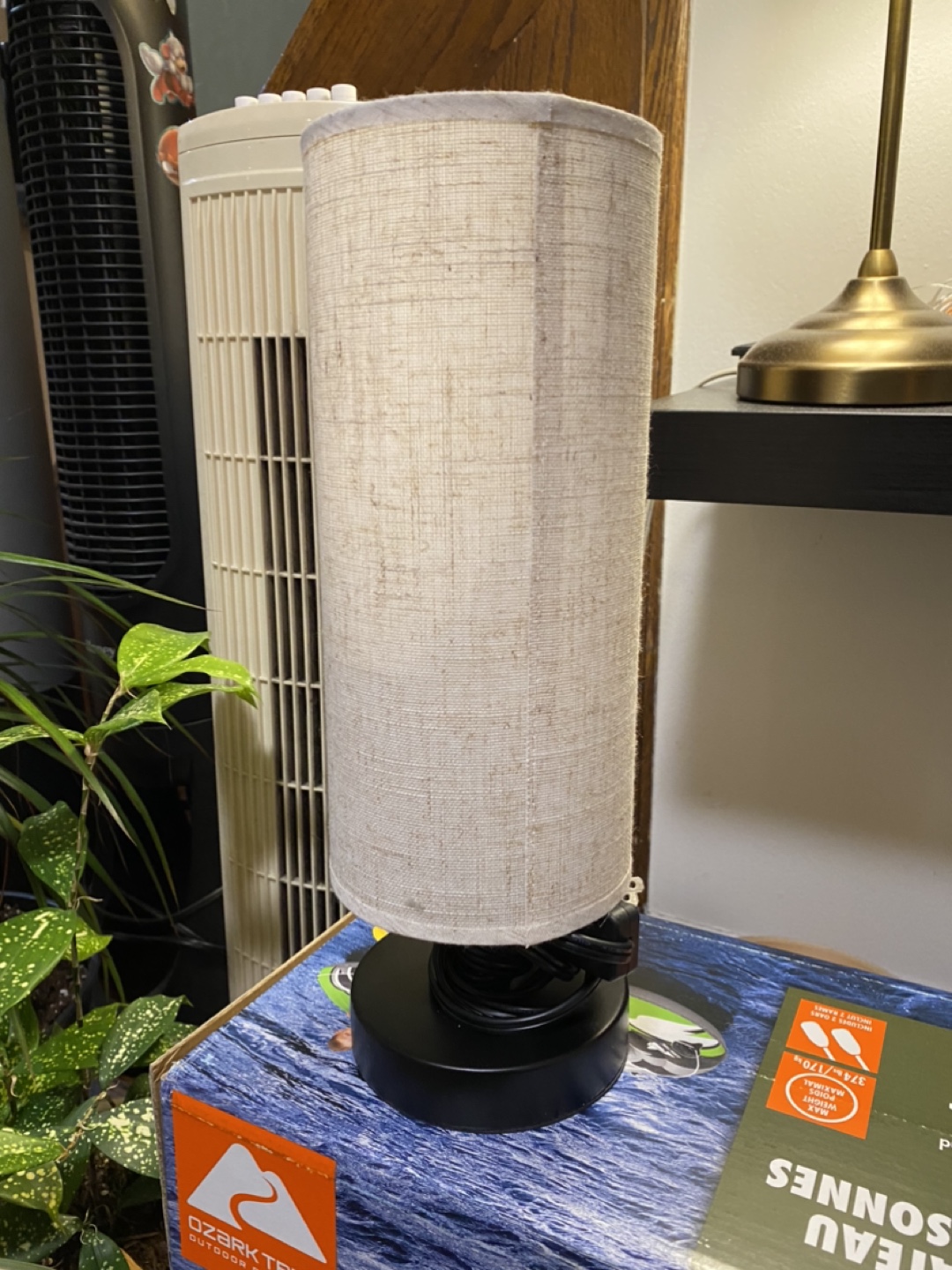 Table Lamp with Linen Shade