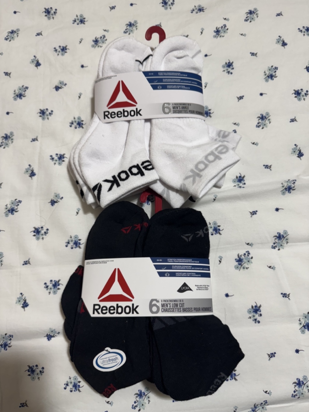 Men's Socks - 2 Packs of 6